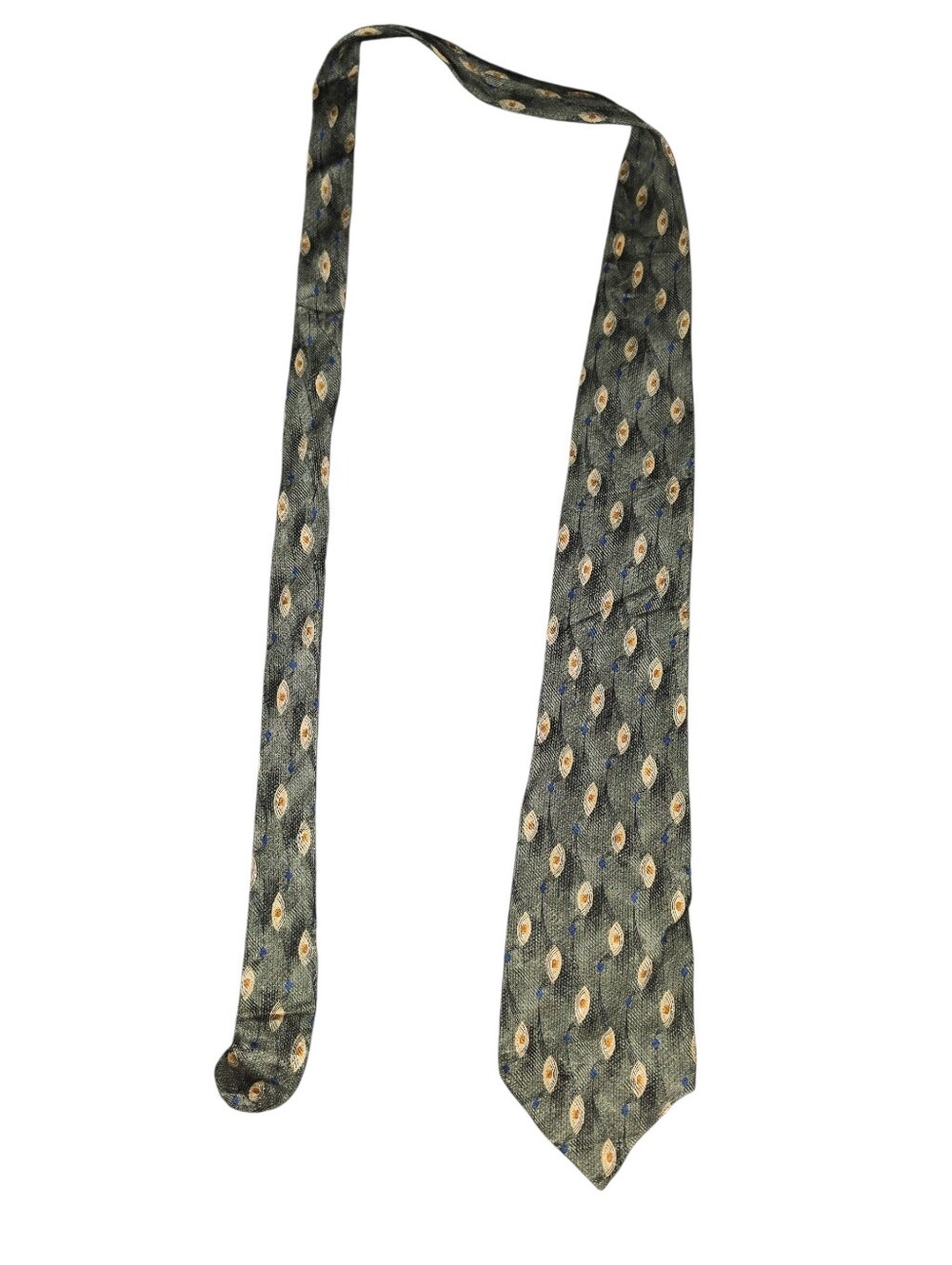 6/8/22. Jones New York Classic Men's Necktie in Olive Green with Subtle Pattern